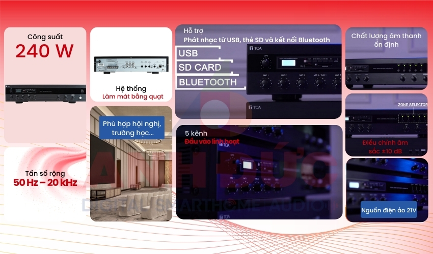 Amply TOA A-3224DM-AS