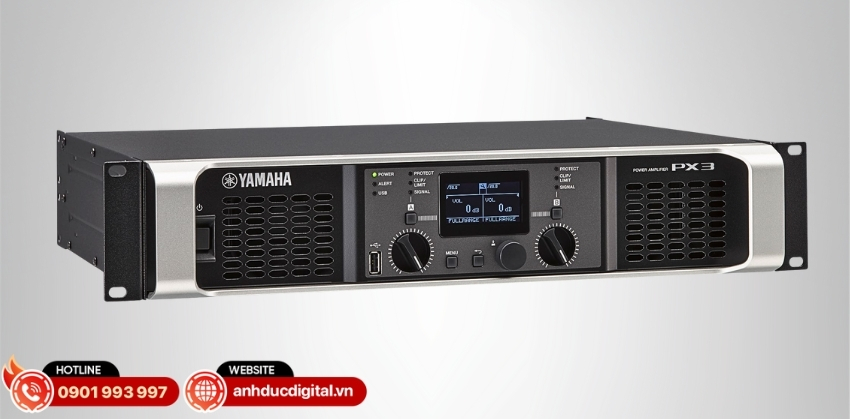 Yamaha PX3 tích hợp sẵn bộ xử lý âm thanh
