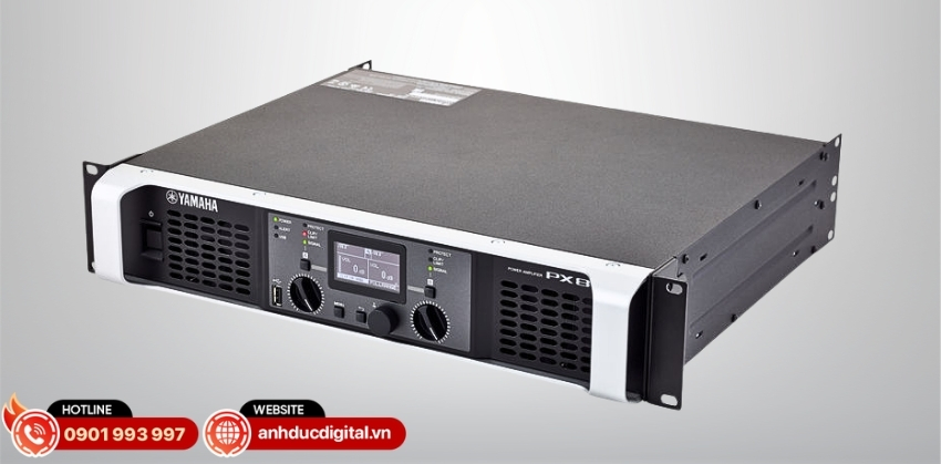 Yamaha PX8 được trang bị bộ khuếch đại Class-D thế hệ mới