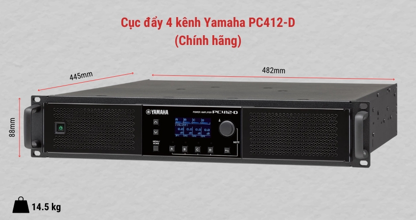 Công suất Yamaha PC412-D - 3