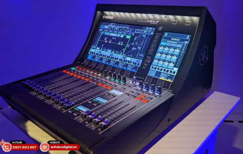 DM7 hỗ trợ tần số lấy mẫu 96kHz cùng dải tần đáp ứng 20Hz – 20kHz