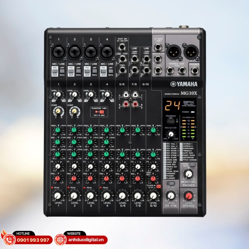 Mixer Yamaha MG10X CV