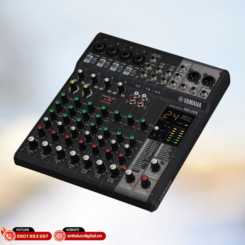 Mixer thu âm chuyên nghiệp Yamaha MG10X