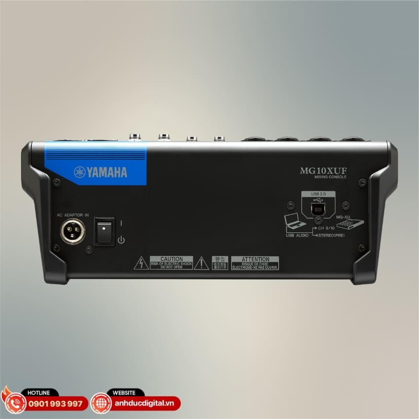 Yamaha MG10XUF có khả năng kết nối và hoạt động với Ipad