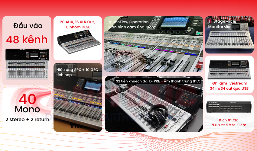 Mixer Yamaha TF5 chính hãng