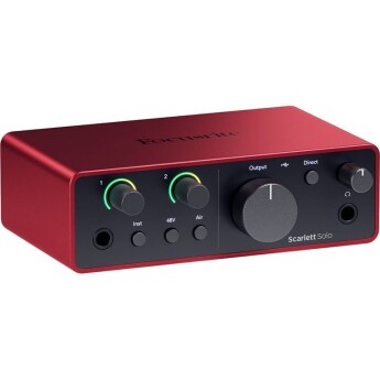 Soundcard Focusrite Scarlett Solo Gen 4 (Chính hãng)