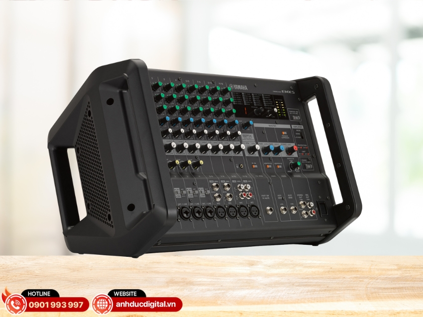 Yamaha EMX5 sử dụng bộ khuếch đại Class D tiên tiến