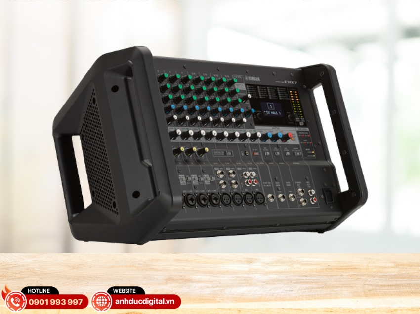 Thiết kế Yamaha EMX7 bền bỉ, di động
