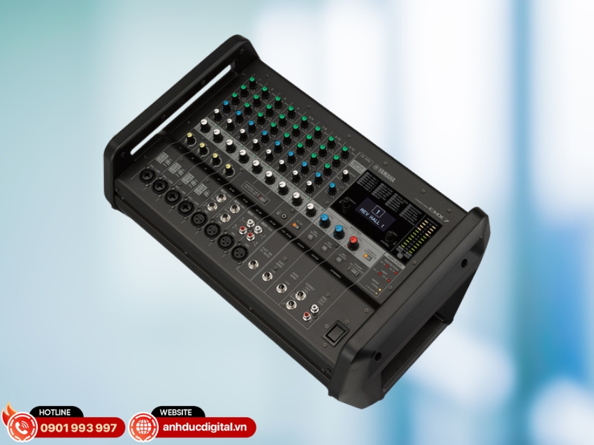 Mixer Yamaha EMX7 có 12 kênh đầu vào linh hoạt