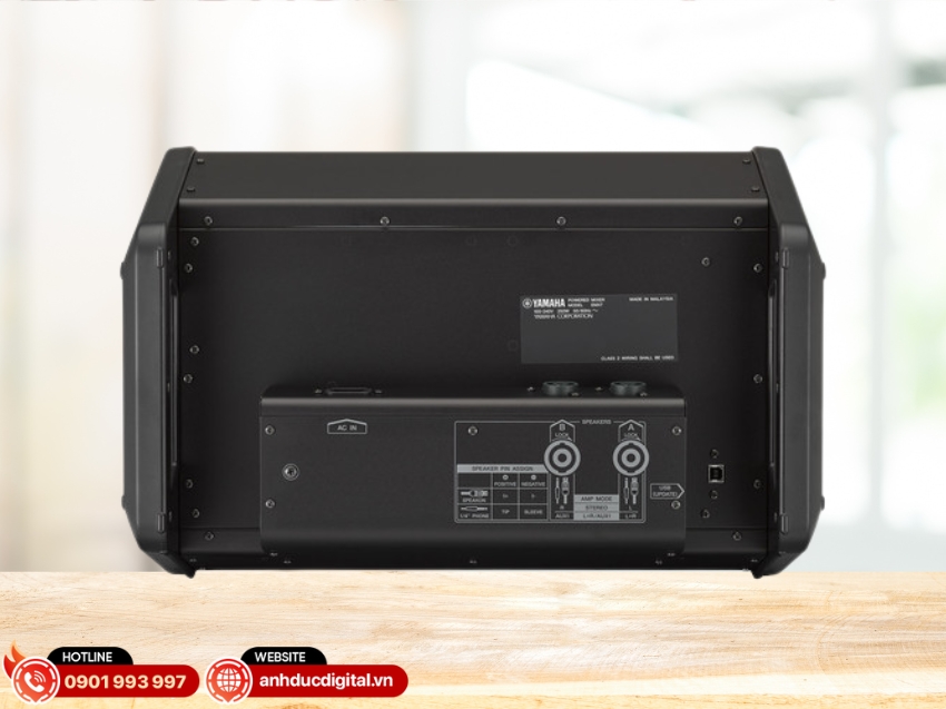 Yamaha EMX7 được trang bị cả đầu ra Speakon và Phone