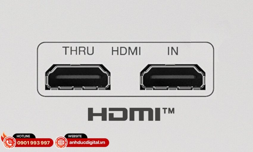 MGX12V c&oacute; giao diện HDMI-USB audio/video t&iacute;ch hợp