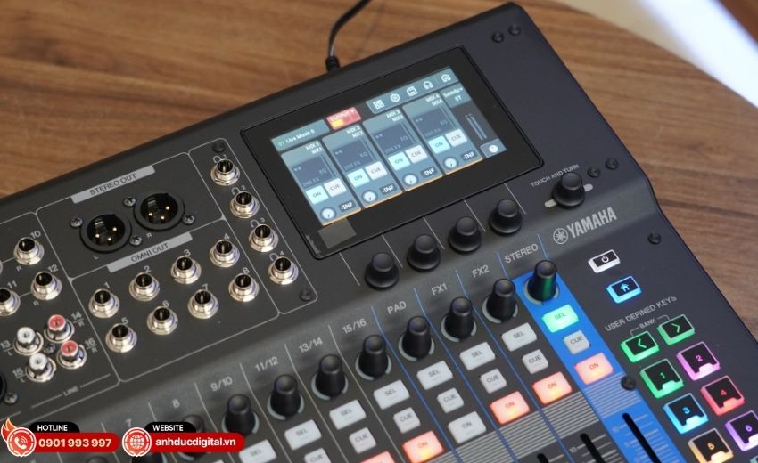 Hệ thống bus v&agrave; routing linh hoạt của mixer Yamaha MGX16