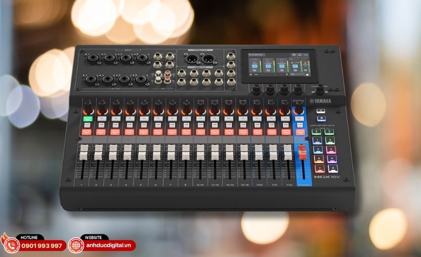 Mixer Yamaha MGX16V hỗ trợ HDMI-USB capture video