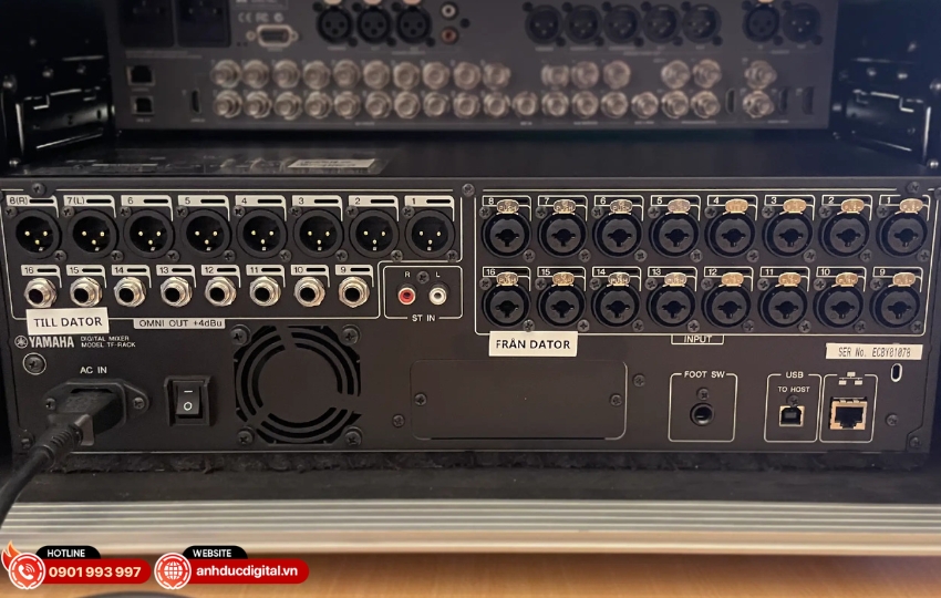 Yamaha TF-RACK cung cấp 16 ngõ vào/ra