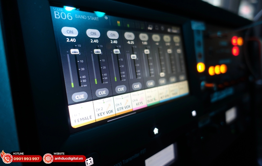 amaha TF-RACK được tích hợp công nghệ trộn micro tự động