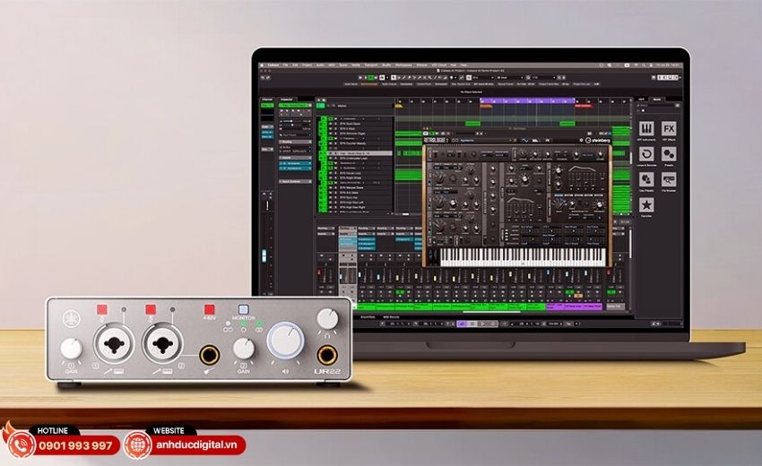 Chất lượng &acirc;m thanh Audio interface Yamaha UR22MK3 với UR Mic Preamp