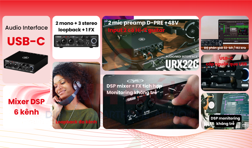 Audio interface Yamaha URX22C