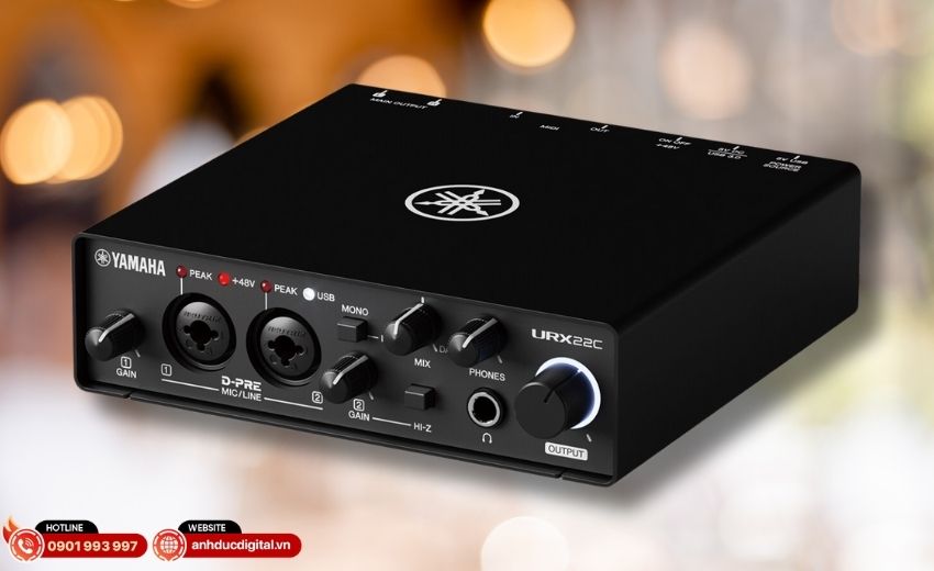 Kết nối MIDI v&agrave; phần mềm Steinberg tr&ecirc;n Yamaha URX22C