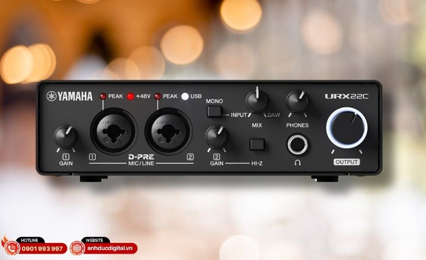 Yamaha URX22C ch&iacute;nh h&atilde;ng tại Anh Đức Audio