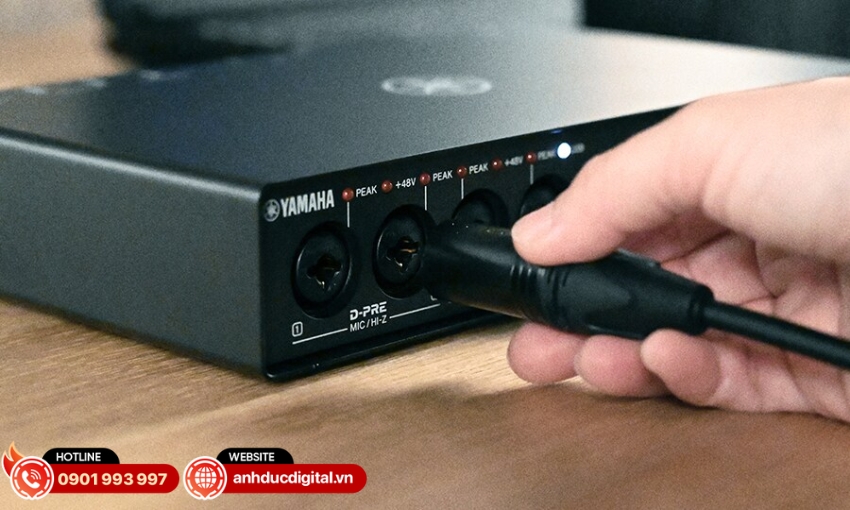 URX44C hỗ trợ chuẩn &acirc;m thanh cao cấp 32-bit / 192 kHz