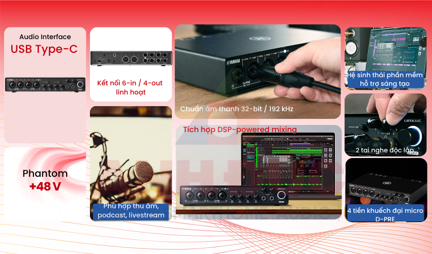 Audio interface Yamaha URX44C