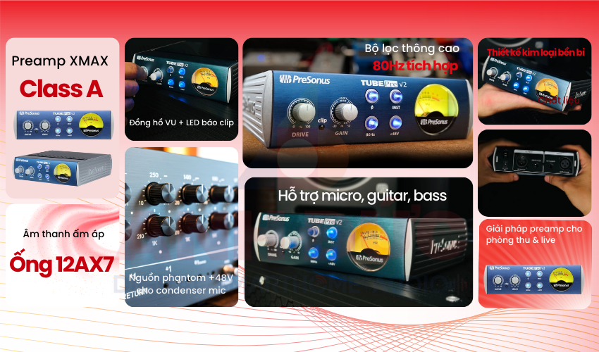 Preamp Micro PreSonus Tubepre V2