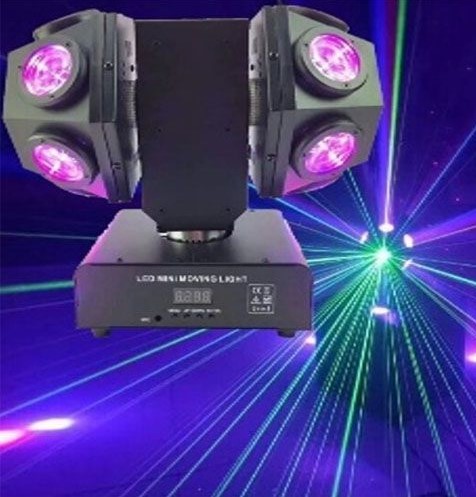 Đèn Moving 12 mắt có chớp và Laser