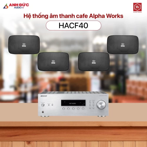 Hệ thống âm thanh cafe Alpha Works HACF40 (Chính hãng)