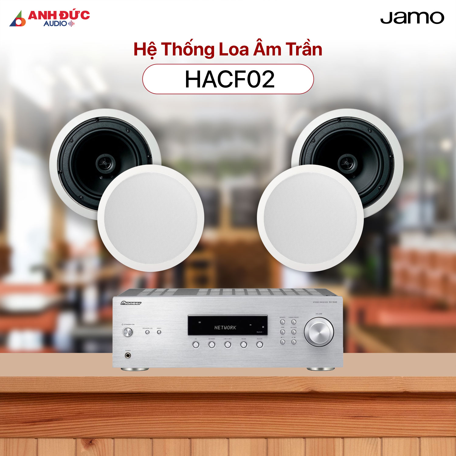 Hệ Thống Âm Thanh Cafe Jamo HACF02 (Chính Hãng)