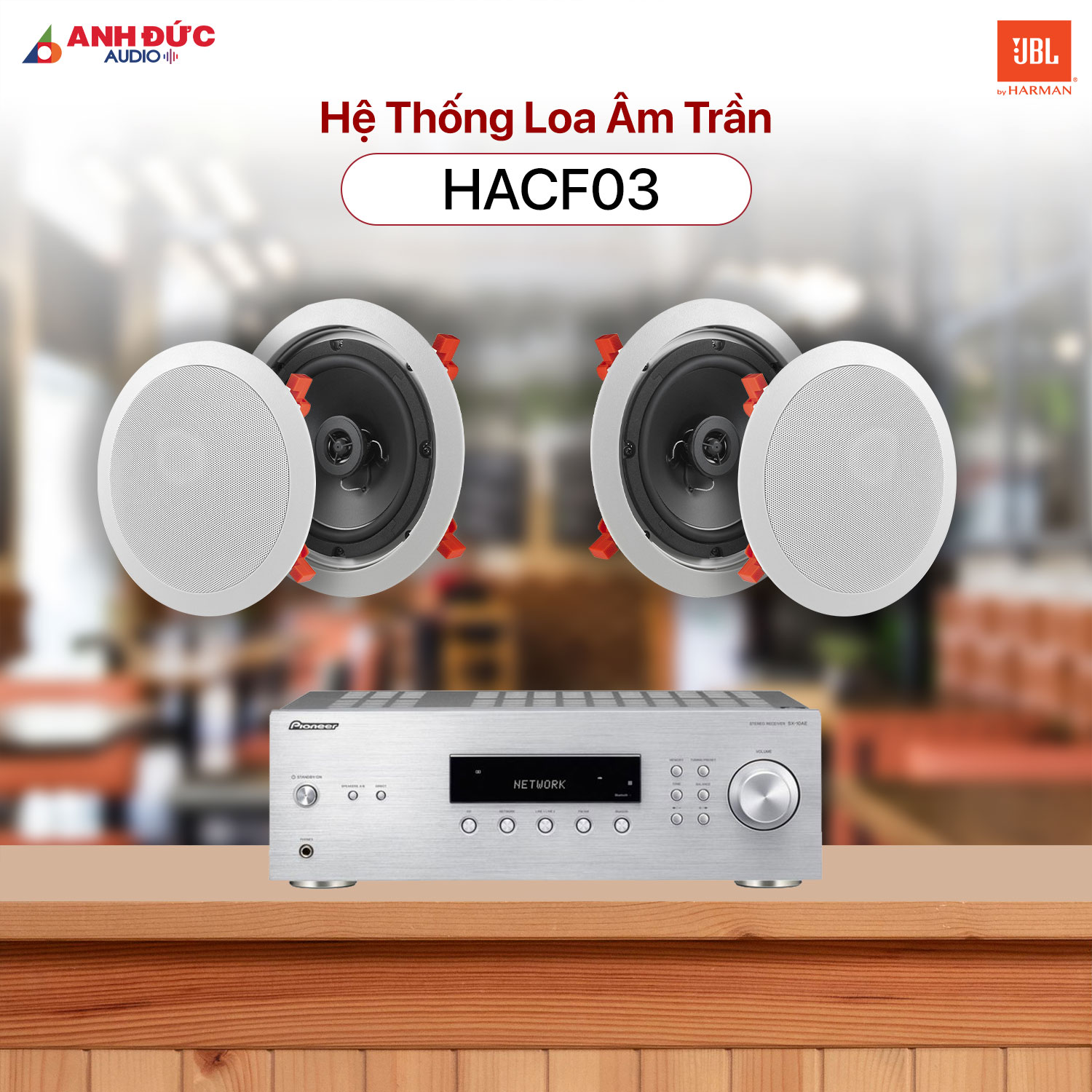 Hệ Thống Âm Thanh Cafe JBL HACF03 (Chính Hãng)