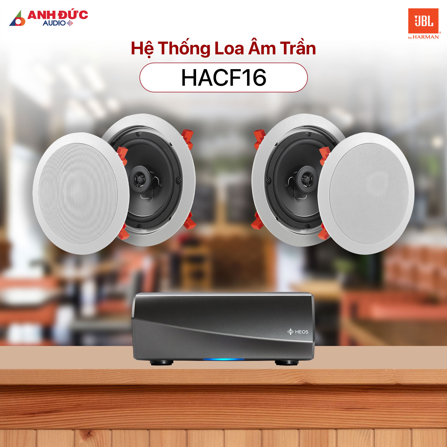 Hệ Thống Âm Thanh Cafe JBL HACF16 (Chính Hãng)