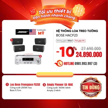 Hệ Thống Âm Thanh Cafe Bose HACF23 (Chính Hãng)