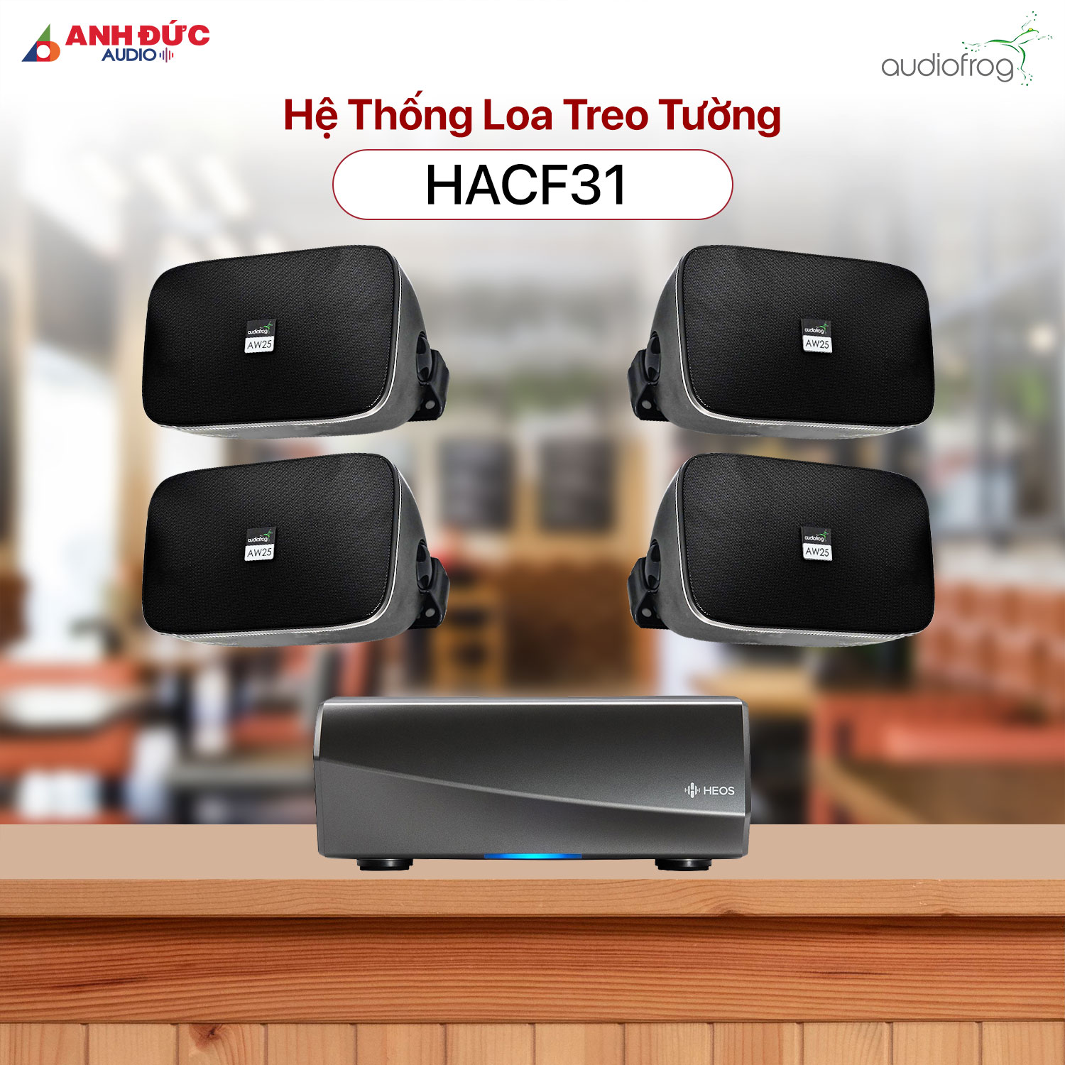 Hệ Thống Âm Thanh Cafe Audiofrog HACF31 (Chính Hãng)