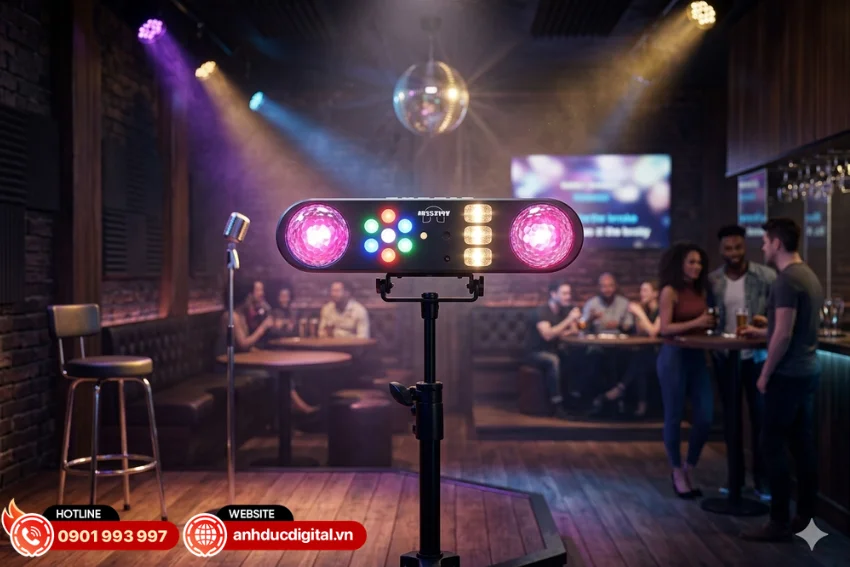 Đèn Fuzzix AllStar3 LED Party Light Effect phù hợp với nhiều mục đích sử dụng khác nhau