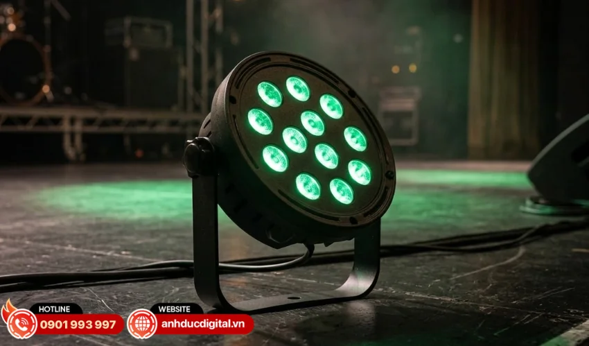 Fuzzix Comet M12 Party Par Set sở hữu thiết kế nhỏ gọn, trọng lượng nhẹ