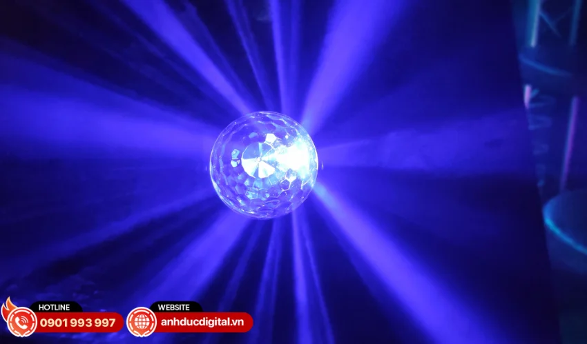 Fuzzix Tornado Party Disco Light sử dụng adapter 5V điện &aacute;p thấp