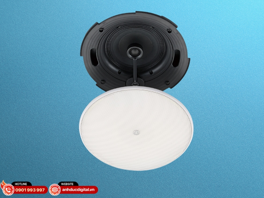 Yamaha VXC6 được thiết kế với g&oacute;c phủ &acirc;m h&igrave;nh n&oacute;n 110&deg;