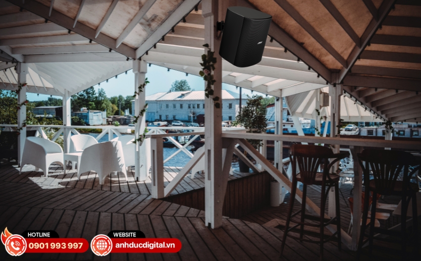 Loa Bose Professional DesignMax DM12SE đạt chuẩn bảo vệ IP55 giúp chống bụi và chống nước