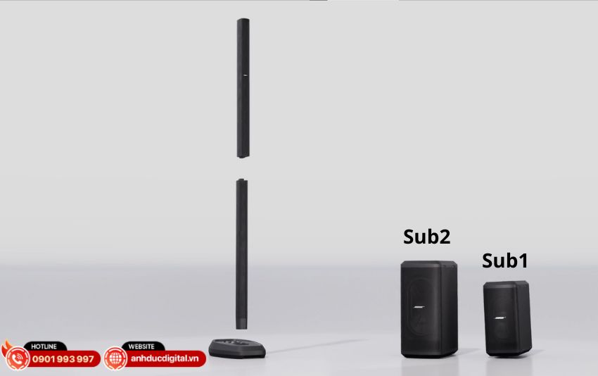 Loa Bose L1 Pro32 SUB2 sở hữu kiểu dáng hiện đại