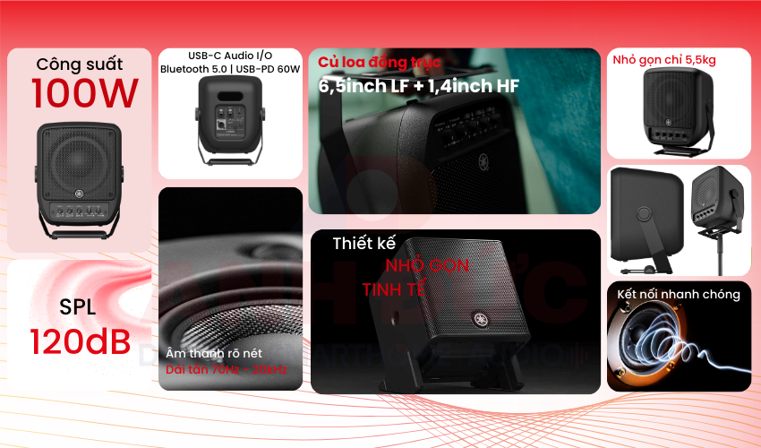 Loa Yamaha STAGEPAS 100BTR mkII