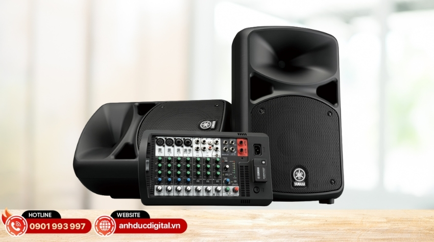 Yamaha Stagepas 400BT có thiết kế cơ động