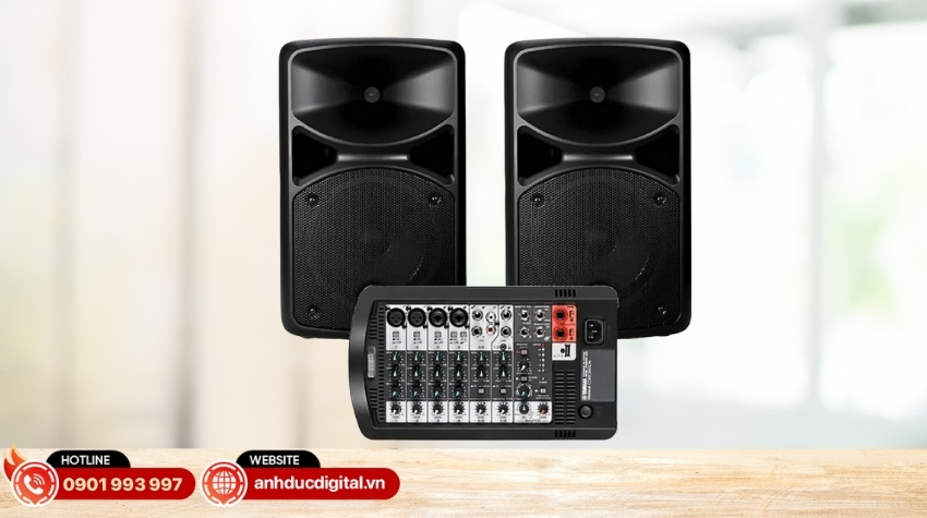 Loa Yamaha Stagepas 400BT được trang bị tổng công suất 400W