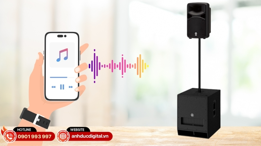 Yamaha Stagepas 400BT được tích hợp Bluetooth Ver.4.1 