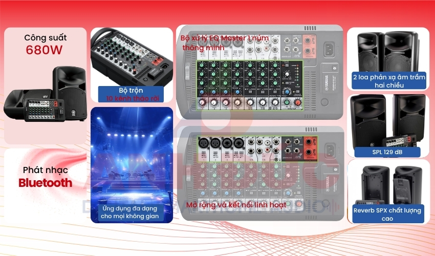 Loa Yamaha Stagepas 600BT