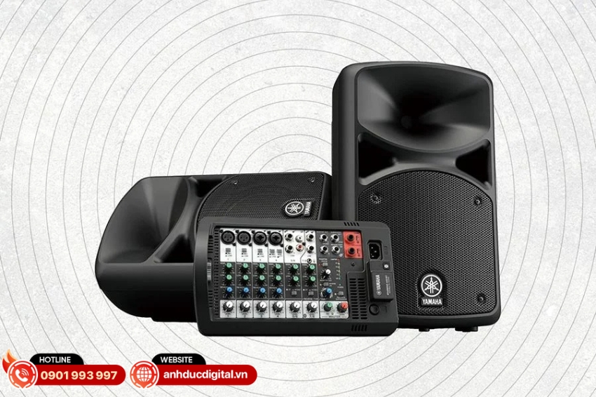 STAGEPAS 600BT được trang bị công suất tổng 680W