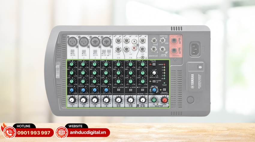 600BT được trang bị bộ xử lý EQ Master 1 núm thông minh