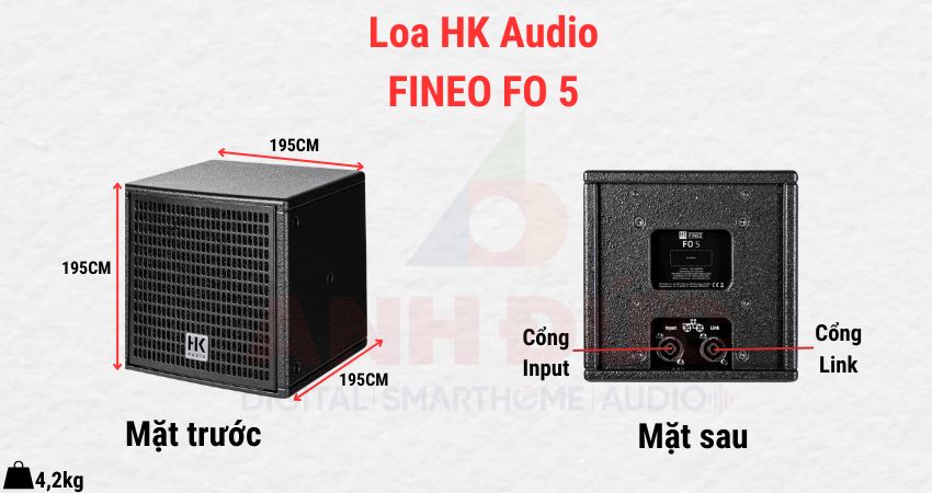 Thiết kế loa hk fineo fo 5