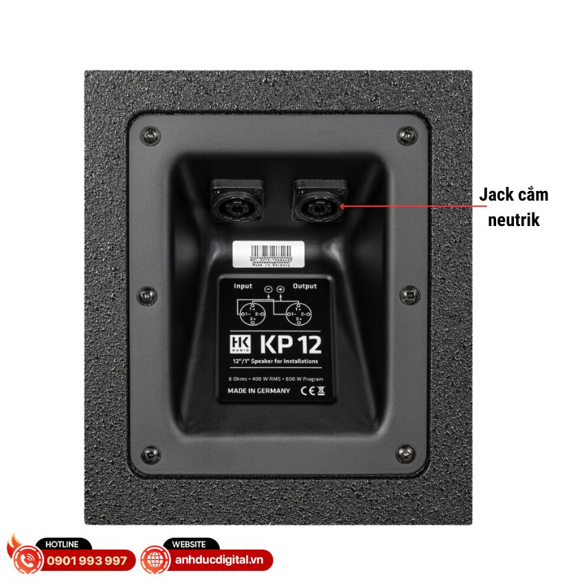 Khả năng phối ghép và bố trí linh hoạt của hk audio kp 12
