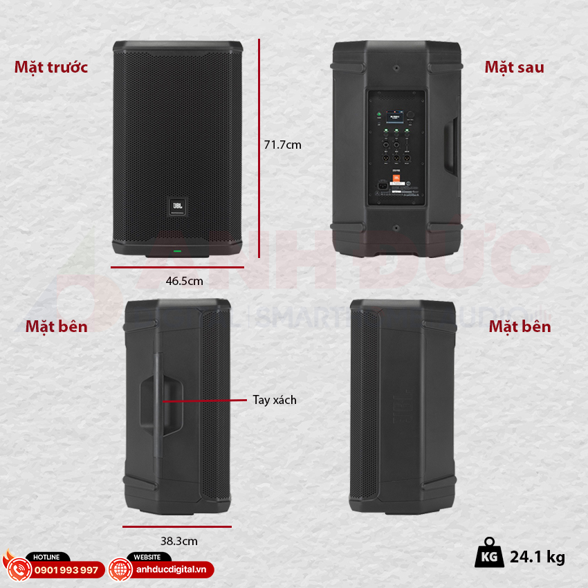 Loa JBL PRX 915 tổng quan