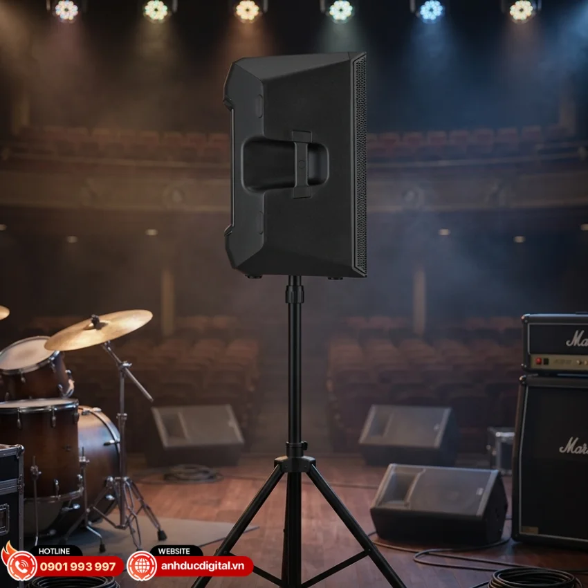 Th&ugrave;ng loa Yamaha CXR10 MKIII được l&agrave;m từ nhựa PP &eacute;p đ&uacute;c cao cấp